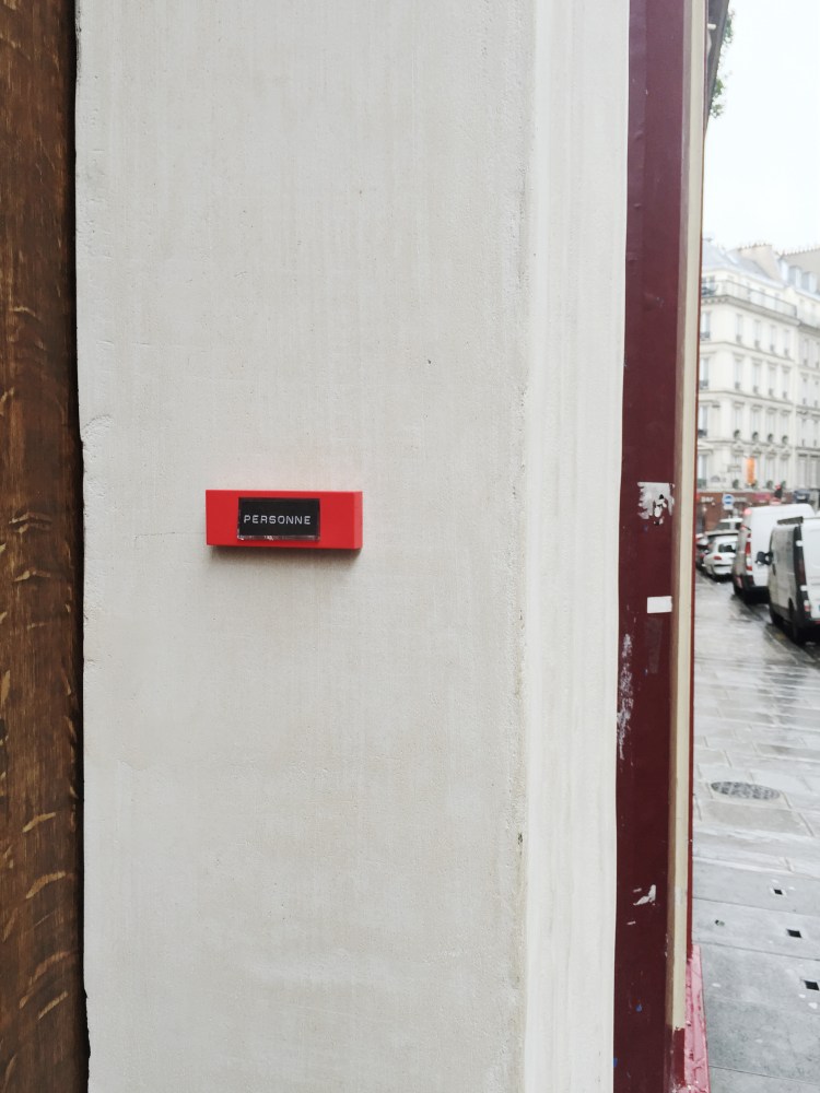 Personne - Le Sonneur – 2014 – Paris