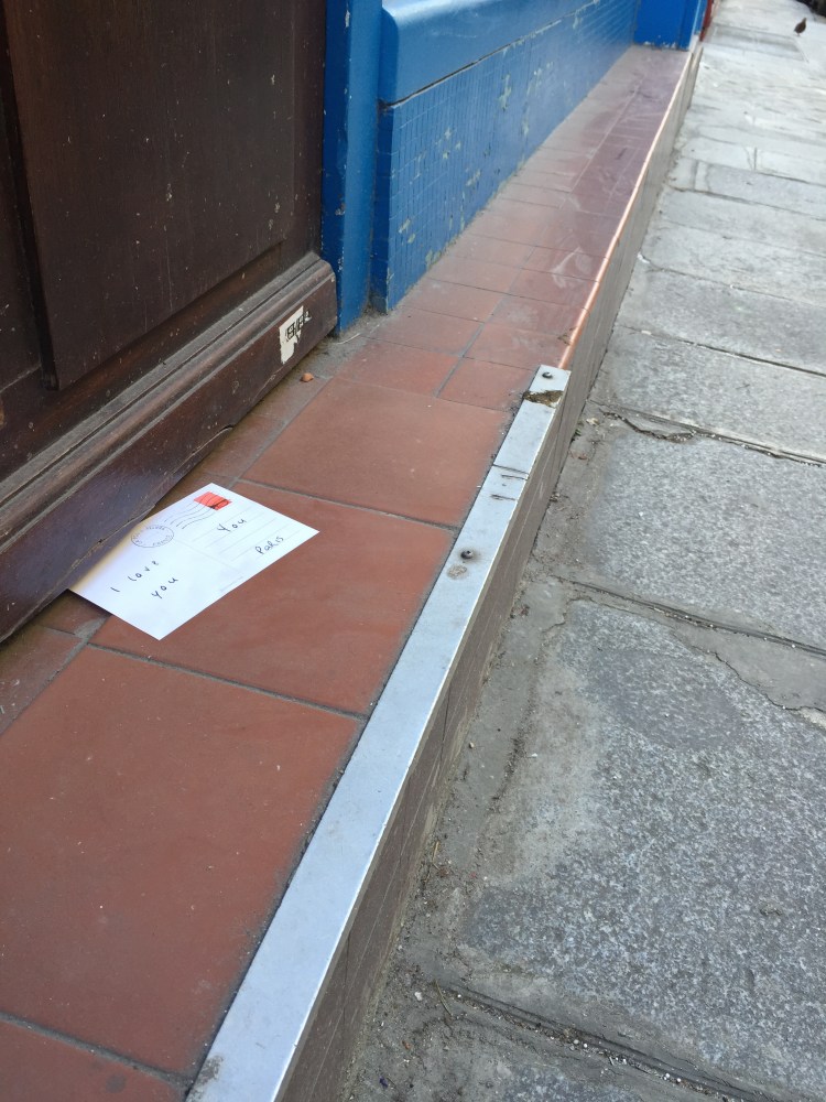 Love postcards "I love you" - Paris - 2015 - Le Sonneur