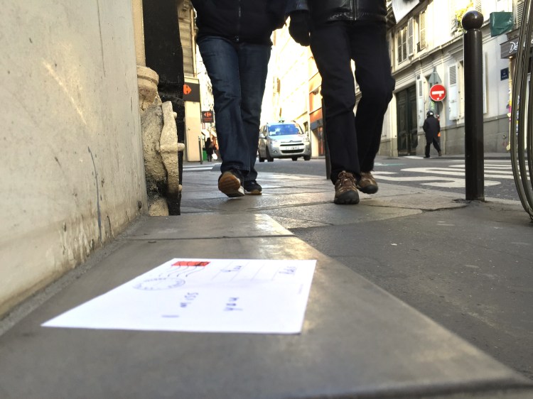 Love postcards "I miss you" - Paris - 2015 - Le Sonneur