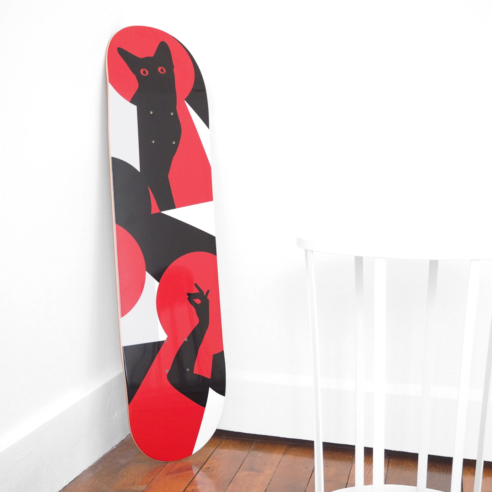 Skateboard deck « Shadow Boards » – Paris – 2017 – Le Sonneur