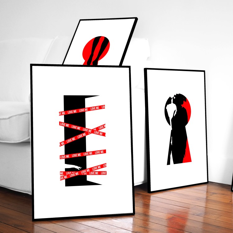 Keyhole and Red Ribbon Prints – Paris – 2017 – Le Sonneur