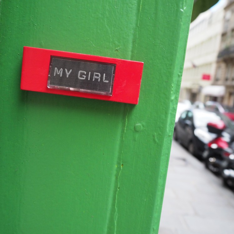 « My Girl » – Paris – 2017 – Le Sonneur