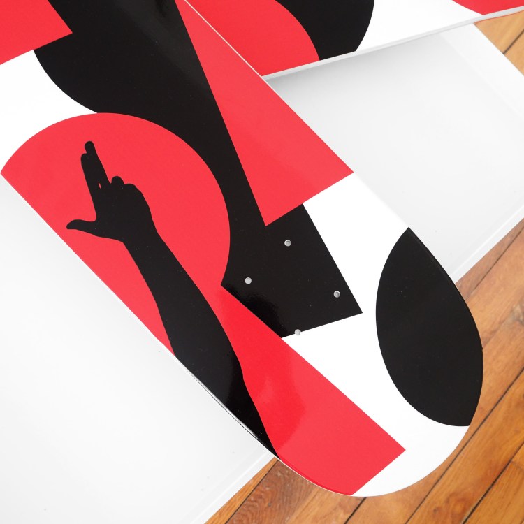 Skateboard deck « Shadow Boards » – Paris – 2017 – Le Sonneur
