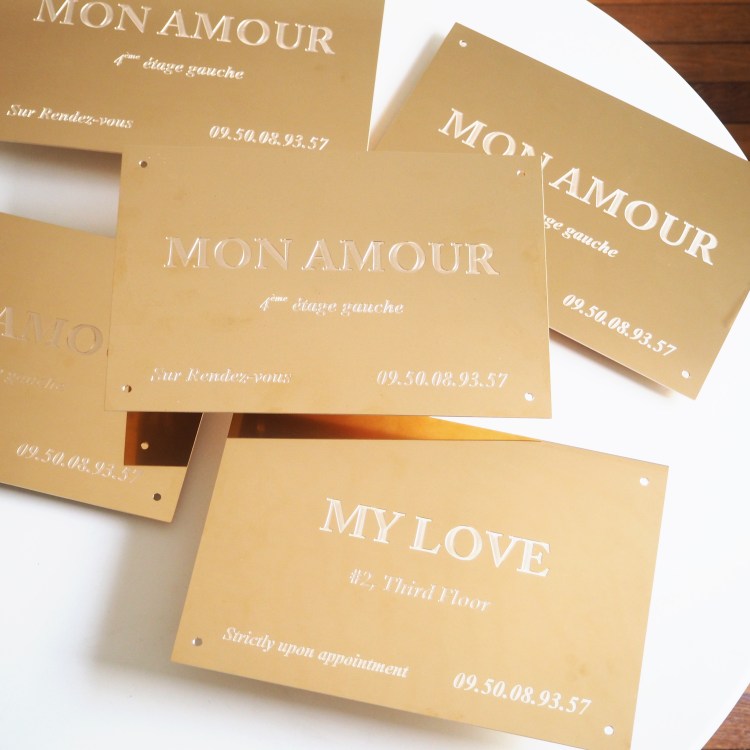 Mon Amour "Sur Rendez-vous" - Le Sonneur - Paris - 2018