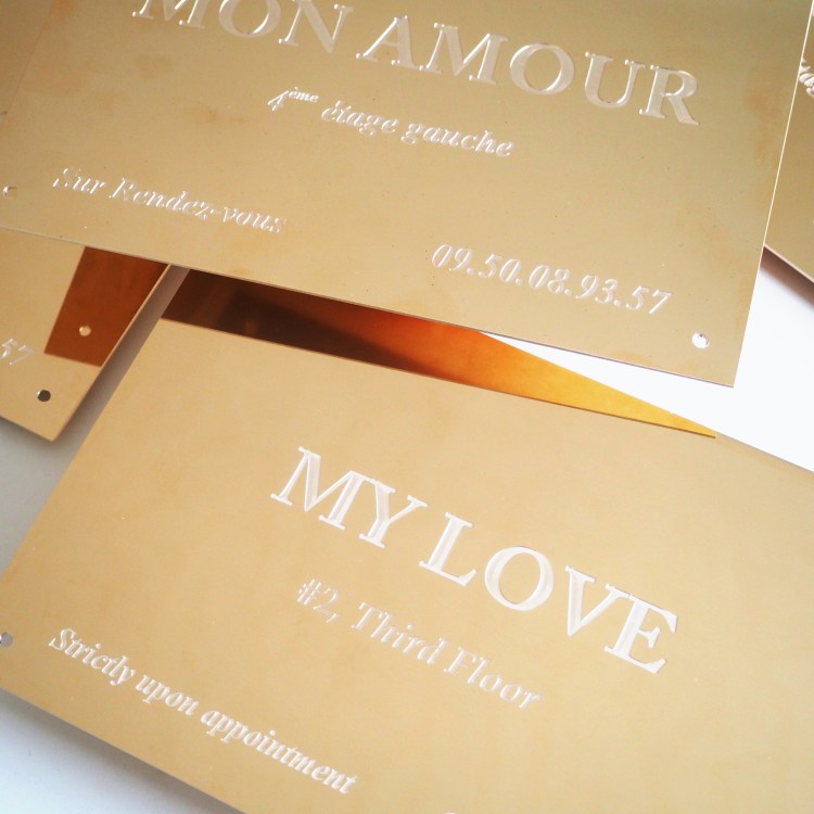 Mon Amour "Sur Rendez-vous" - Le Sonneur - Paris - 2018