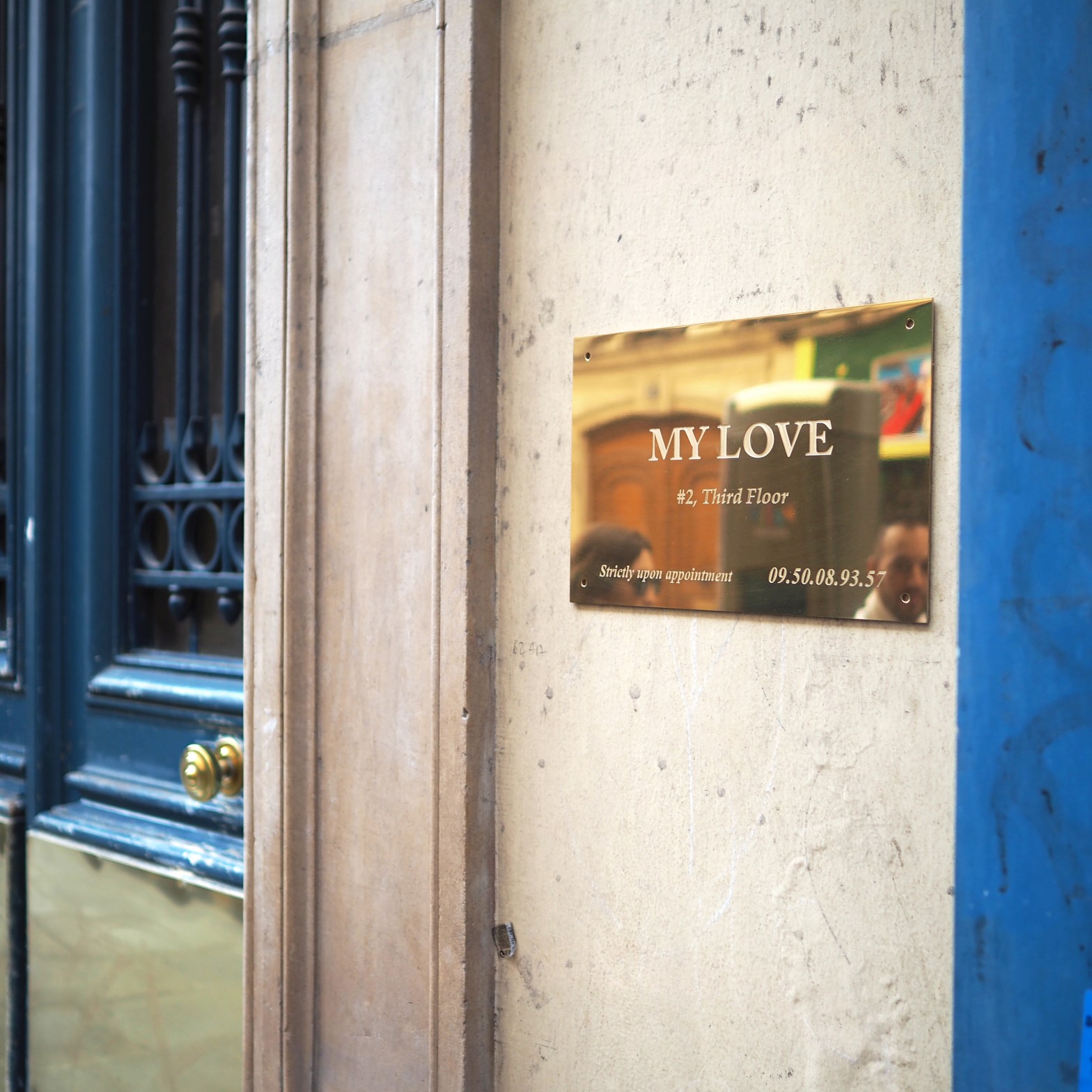 My Love « Strictly Upon Appointment » – Le Sonneur – Paris – 2018