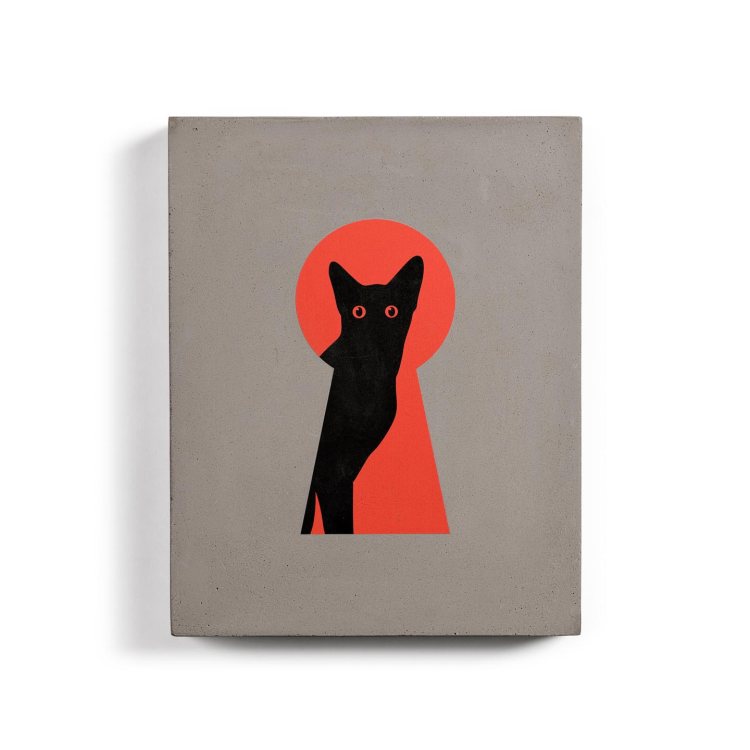 Painting and bells on concrete - Limited edition - Available here : www.frag-art.com