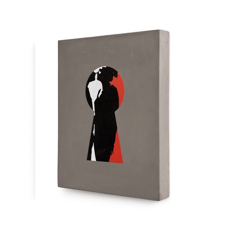 Painting and bells on concrete - Limited edition - Available here : www.frag-art.com