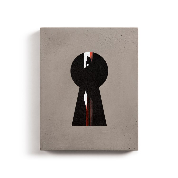 Painting and bells on concrete - Limited edition - Available here : www.frag-art.com