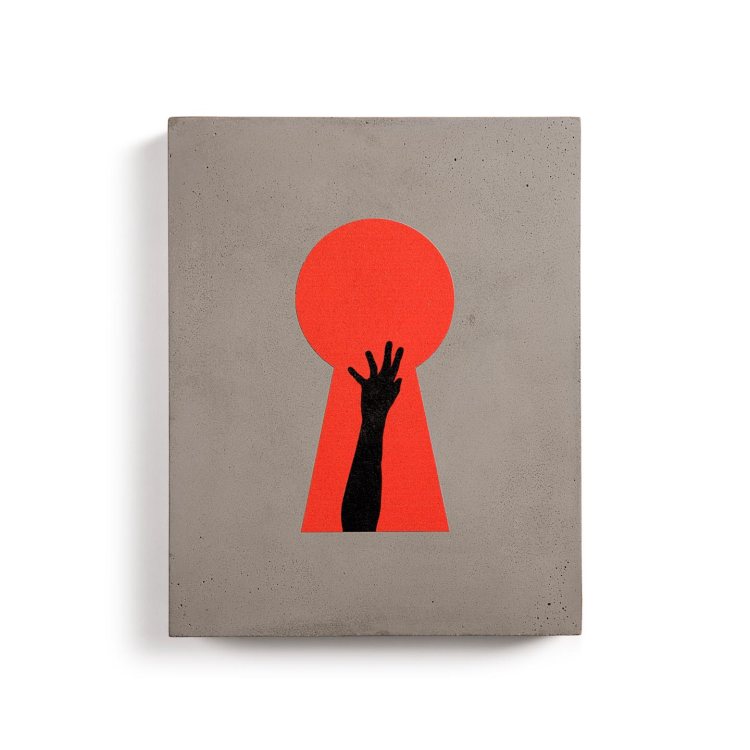 Painting and bells on concrete - Limited edition - Available here : www.frag-art.com