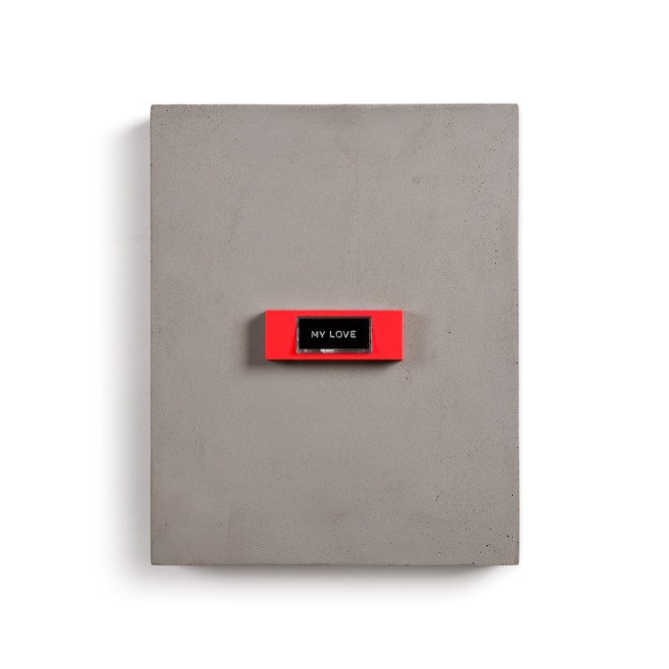 Painting and bells on concrete - Limited edition - Available here : www.frag-art.com