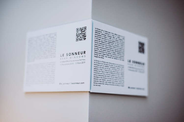 « Rear Windows » Solo Show - 15.11.18 - 15.05.19 - Le Tsuba Hôtel 45 Rue des Acacias - Paris - 2018 - Le Sonneur