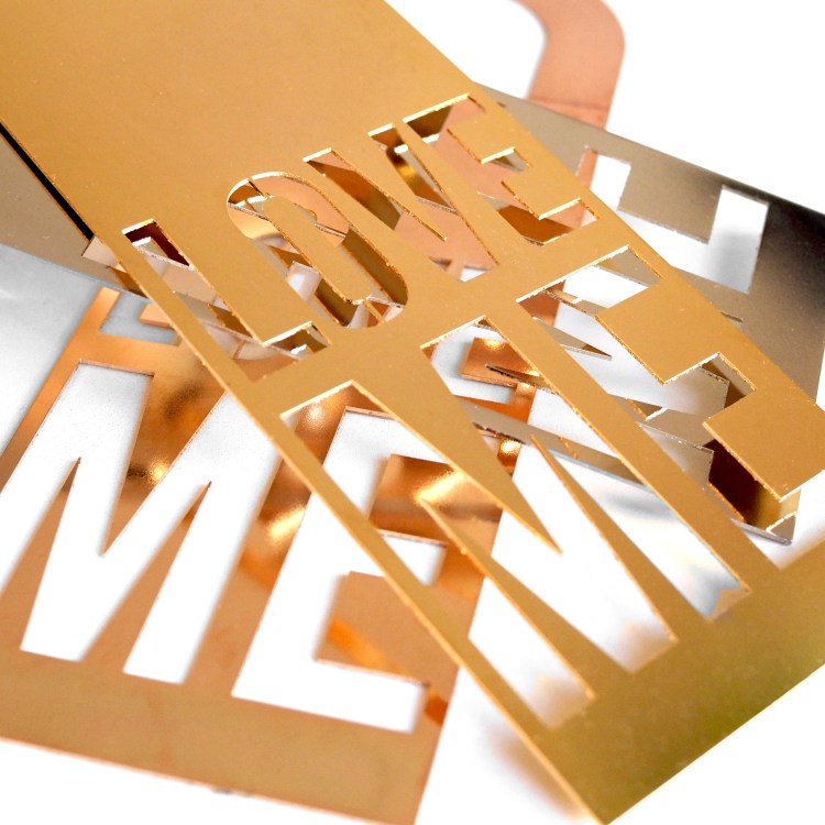 Door Hanger Love Me - Yellow, Pink and White Gold Limited Edition - Le Sonneur - 2019