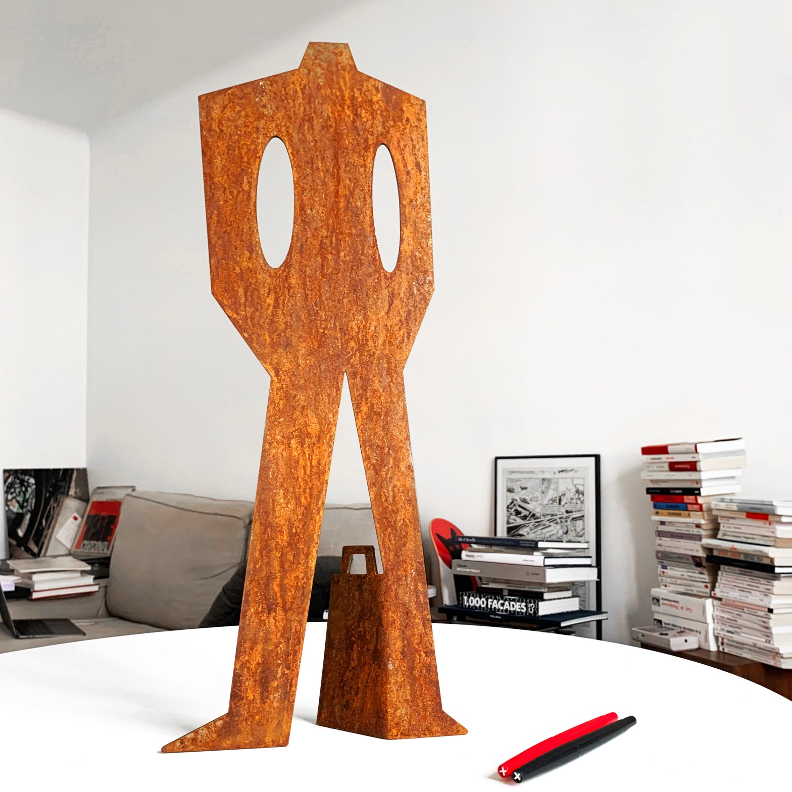 Le Substitut – Steel Sculpture – The Hotel – Le Sonneur – 2020